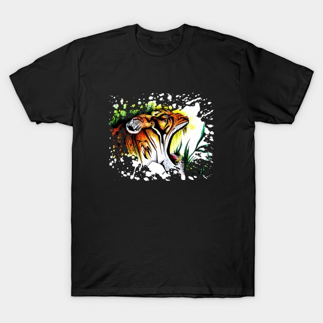 Tiger In The Wild T-Shirt by adamzworld
